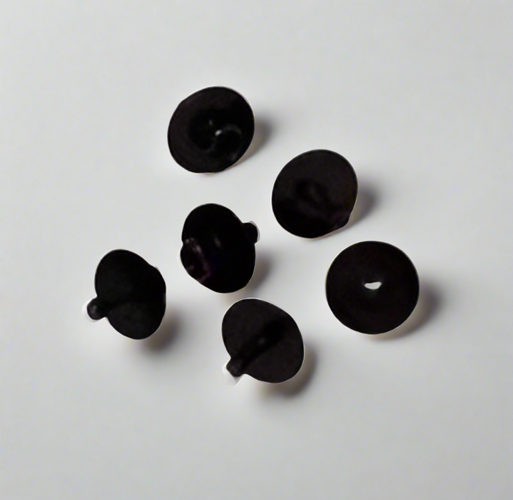 Tornillo de orejeta - Negro - Med. / 11 mm para cascos de 8 capas de 1/4 de espesor