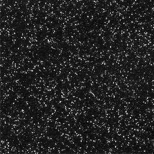 Glass Glitter Wrap : True Black - Half Sheet LONG