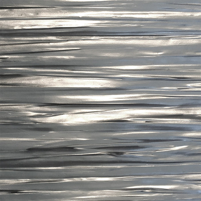Marine Pearl Wrap : Silver Grey Ripple - Full Sheet